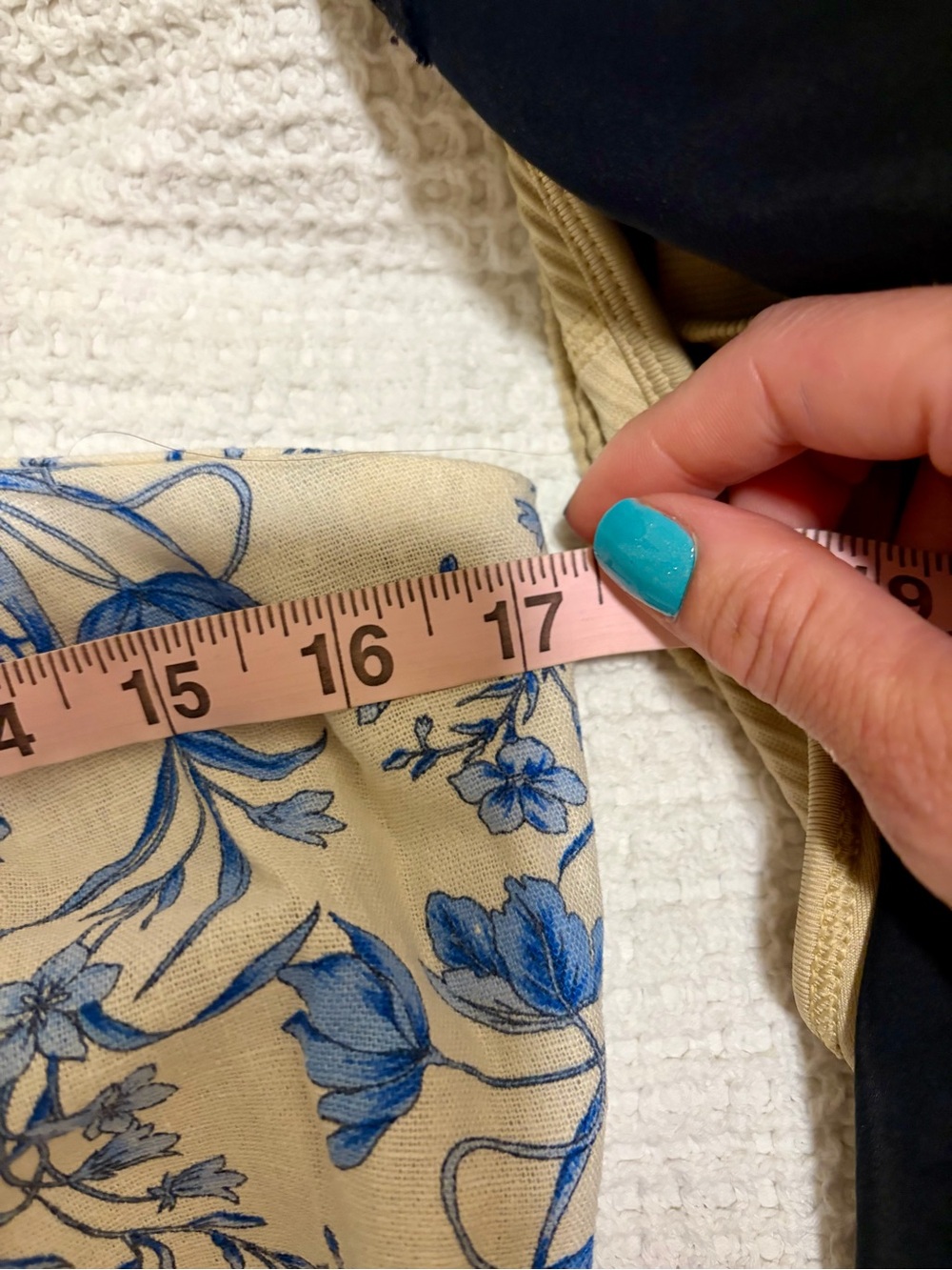 1.STATE Blue White Floral Linen Blend Maxi Dress with Pockets Size M - Picture 10 of 10